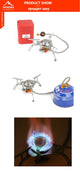 Outdoor Gas Stove Camping Gas burner Folding