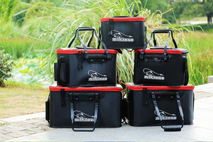 Portable Zipper Fishing Bucket Outdoor Folding