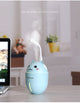 3 in 1 320ML USB Air Humidifier Ultrasonic Cool-Mist Adorable Pet Mini Humidifier With LED Light Mini USB Fan