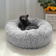 Long Plush Cat Bed House Soft Round Cat Bed Winter Pet Dog Cushion Mats For Small Dogs Cats Nest Warm Puppy Kennel 50/60/70cm
