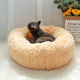 Long Plush Cat Bed House Soft Round Cat Bed Winter Pet Dog Cushion Mats For Small Dogs Cats Nest Warm Puppy Kennel 50/60/70cm