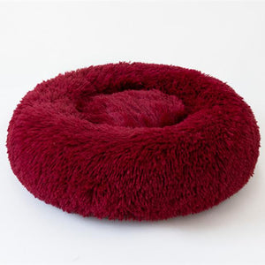 Pet Dog Bed Comfortable Donut Cuddler Round Dog Kennel Ultra Soft Washable Dog and Cat Cushion Bed Winter Warm Sofa hot sell2810