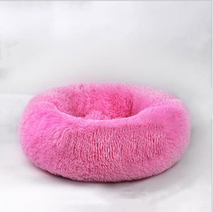 Pet Dog Bed Comfortable Donut Cuddler Round Dog Kennel Ultra Soft Washable Dog and Cat Cushion Bed Winter Warm Sofa hot sell2810