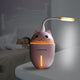 3 in 1 320ML USB Air Humidifier Ultrasonic Cool-Mist Adorable Pet Mini Humidifier With LED Light Mini USB Fan