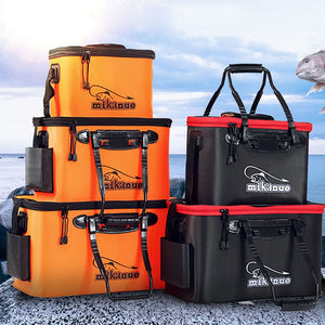Portable Zipper Fishing Bucket Outdoor Folding