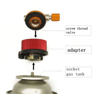 Outdoor Camping Gas Refill Adapter Stove