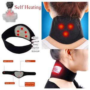 Health Care Neck Support Massager 1Pcs Tourmaline Self-heating Neck Belt Protection Spontaneous Heating Belt Body Massager